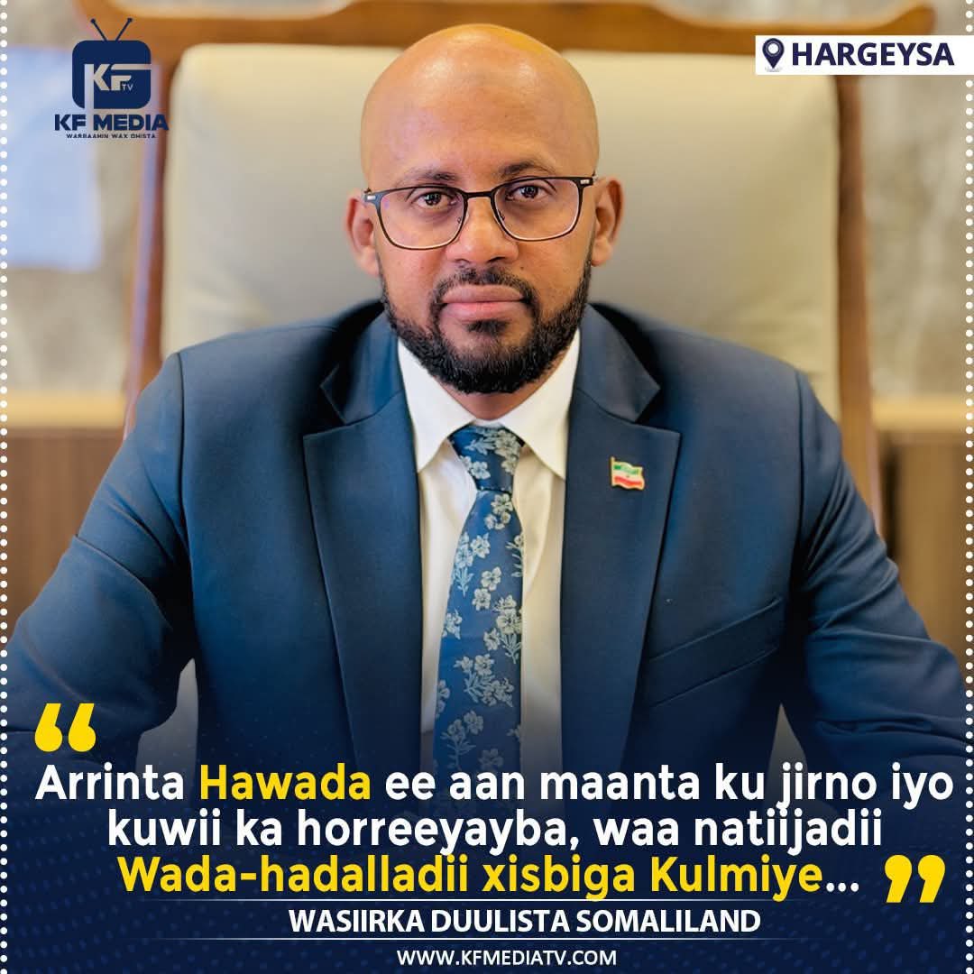 Xisbiga kulmiye ma jiro imika idinka idin doorane do your job Waryaa!🤦‍♀️