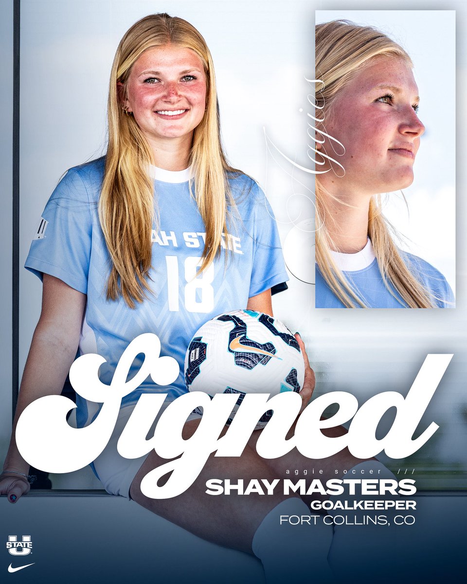 USUSoccer's tweet photo. 𝓢𝓲𝓰𝓷𝓮𝓭  ✍️

Welcome to the Aggie Family, Shay! 

#AggiesAllTheWay https://t.co/ag0VoTEXhL