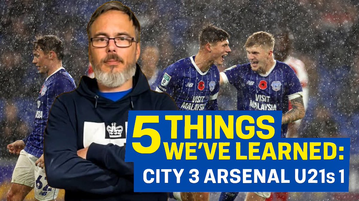 🚨 6.15pm #CardiffCityWorld 🚨

A New generation doesn’t wait for its time — it TAKES it!

<a href="/Si1927/">Si @ACEcast_Nation</a> looks at 5 things from #CardiffCityFC 3 Arsenal u21s 1

Join the convo 🗣

🎥 youtu.be/0ZWiYyU18tw?si… #CCFC #EFL #Cardiff #City