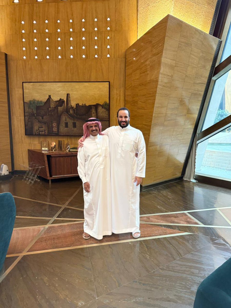 صوره تجمع سمو سيدي ولي العهد صاحب السمو الملكي الامير محمد بن سلمان بن عبدالعزيز وأخي بادي بن دبيان حفظهما الله