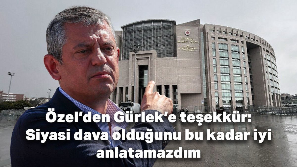 Özel’den Gürlek’e teşekkür: Siyasi dava olduğunu bu kadar iyi anlatamazdım

istanbuliddianamesi.com/tr/haber/ozeld…