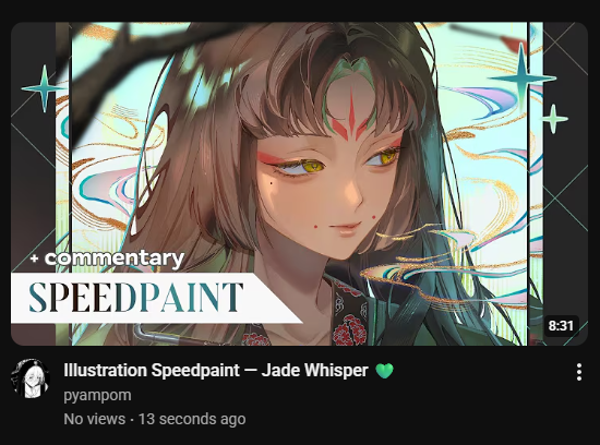 pyampom's tweet photo. new speedpaint on yt💫
https://t.co/WLYmTPZgwF https://t.co/rt2APiNMJu