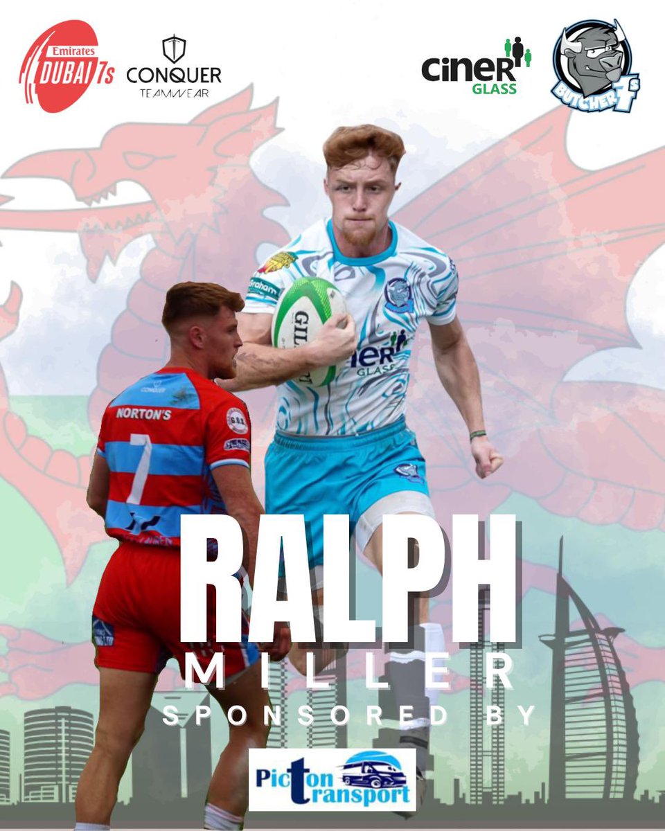 Emirates Dubai 7s squad announcement 📣 

Another 5th time tourer with the Butchers, Ralph Miller is most excited for the weather and the social with the boys 

Sponsor: Picton Travel🚌