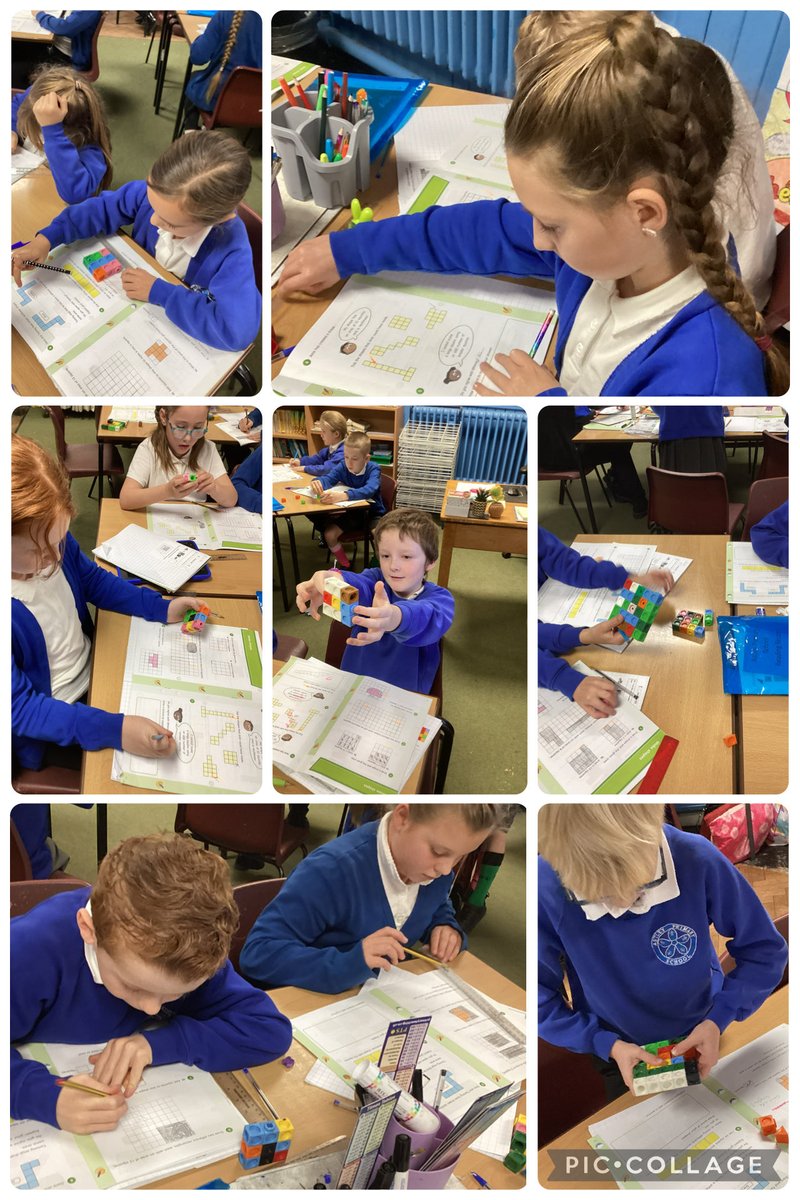 astley_primary4's tweet image. In maths, we’ve been learning about area and today used shapes and multilink to further support our understanding. #mathsisACE @Astley_Primary