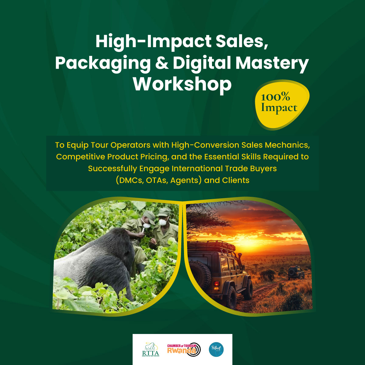 Rwanda Tours and Travel Association <a href="/rttaRwanda/">RTTA</a> , one of the seven <a href="/TourismChamber/">Rwanda Chamber of Tourism</a> associations in #Rwanda, is hosting a training on 13–14 Nov 2025. Get ready to master high-conversion sales, smart pricing, effective packaging &amp; digital skills! #RwandaTourism #TourismGrowth