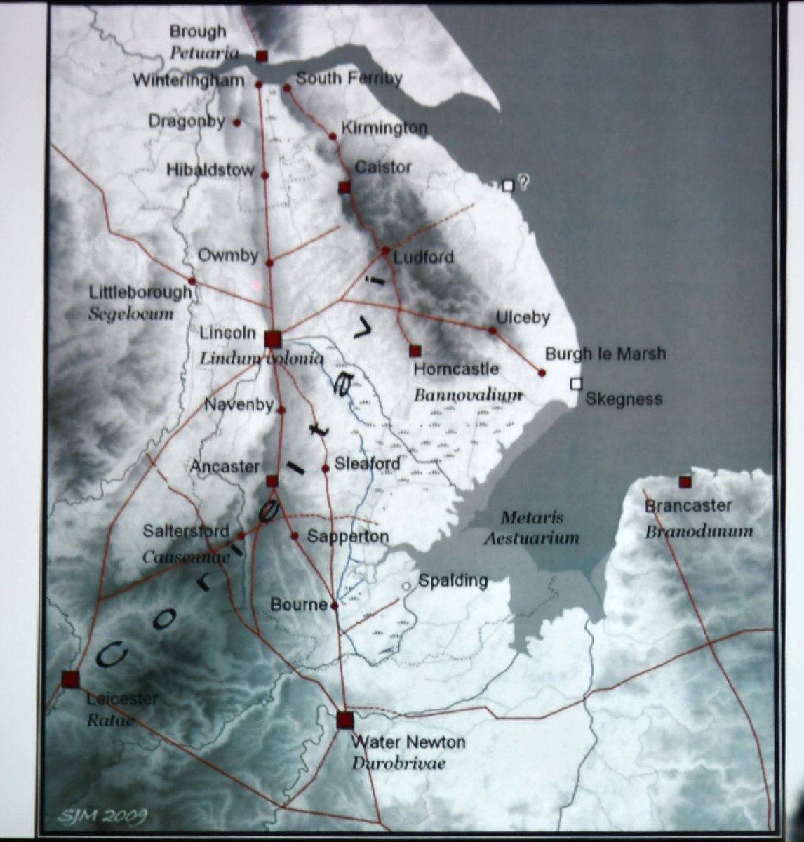 It was a full house for Dave Start's Sandwich Filler talk on “Ancient and Roman Tracks and Roads in Lincolnshire”. As usual,  Dave was enthusiastic, entertaining and full of information. Many thanks, Dave,  you can come again! Screenshots are from the talk.