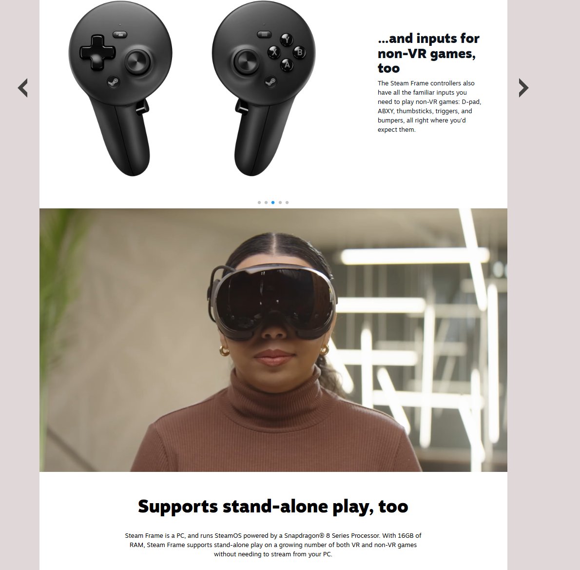 Wario64's tweet image. Steam Frame announced store.steampowered.com/sale/steamframe