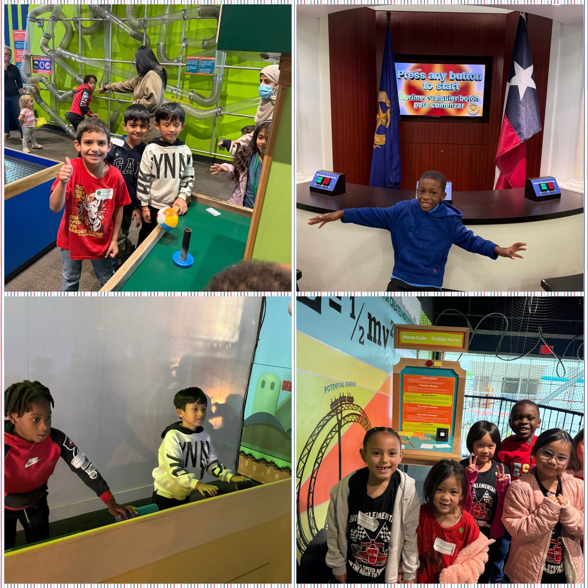 JSES_1stgrade's tweet image. Mrs. Bhattacharjee’s class had an amazing time at @cmhouston! 🚀
They loved exploring the interactive exhibits and learning through hands-on activities. They wrapped up with a fun picnic at Hermann Park. 🌳✨