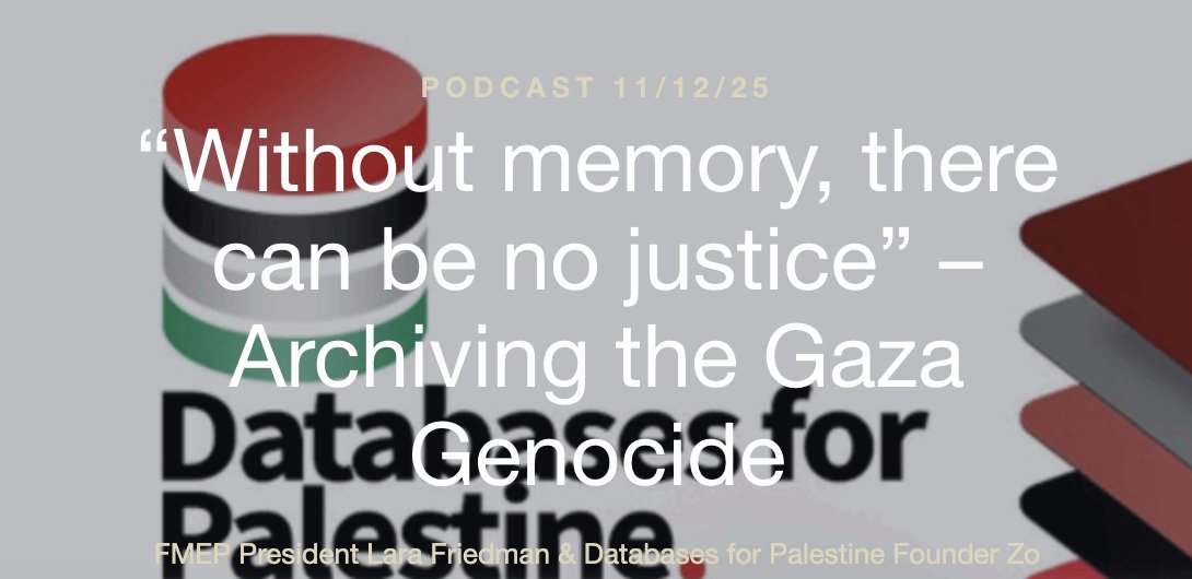Databases for Palestine tweet media