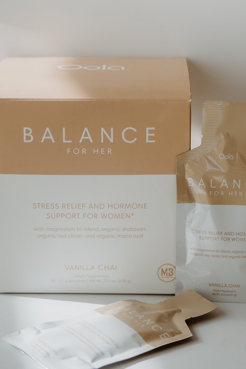 Stop letting stress steal your glow. 

Fatigue. Mood swings. Bloated mornings. Irritability.

Sound familiar?

Balance for Her is your daily ally to:
✨ Reduce stress &amp; cortisol
✨ Rebalance hormones
✨ Boost energy, mood &amp; confidence

With a magnesium tri-blend + adaptogens like