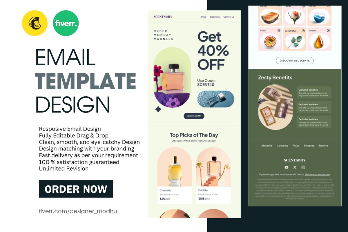 designer_modhu's tweet photo. 👉 Check out my Fiverr gig here: https://t.co/XoFuQnna1q
#Mailchimp #EmailMarketing #FiverrGig #DigitalMarketing #EmailTemplate #NewsletterDesign #FiverrSeller #Freelancer #EmailDesign #MarketingAutomation #SmallBusiness #BrandDesign #EcommerceMarketing https://t.co/lGBjqsIbvo