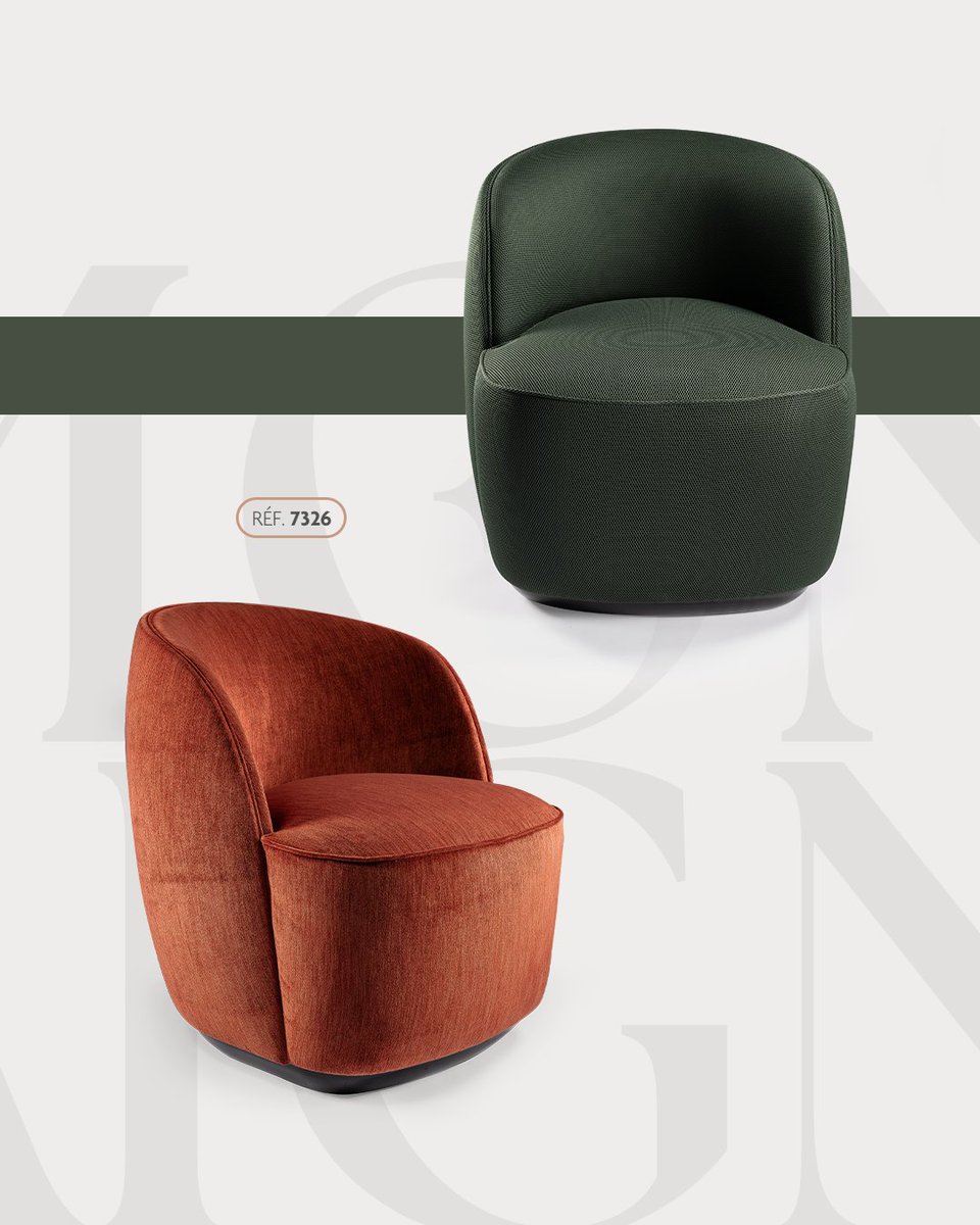 CollinetSieges's tweet photo. 🌲 Pensé comme un cocon, le #fauteuil Montaigne invite à la détente et s’intègre avec élégance dans les intérieurs les plus raffinés du #lounge d’#hôtel au #bar feutrée. Il se distingue par son allure sculpturale et son confort. Où l’imagineriez-vous ? 🧡 https://t.co/pR39p0qf8z https://t.co/dQSZSfszoT