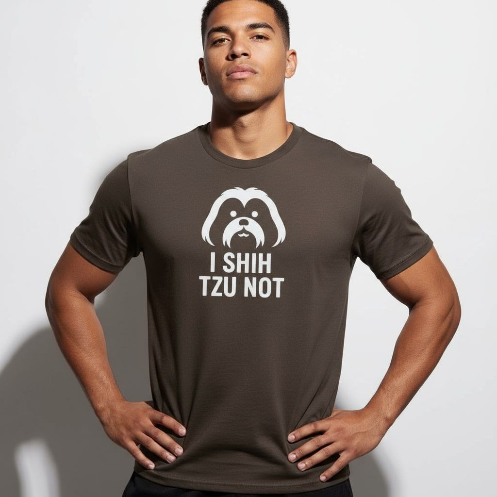 BigBoldTees's tweet photo. I Shih Tzu Not—this tee is paws-itively the cutest thing you’ll wear all week. 🐶😂 #DogPun #PetLover #BigBoldTees 

https://t.co/yf9vuhTeYz https://t.co/Ojnc4hsEgg