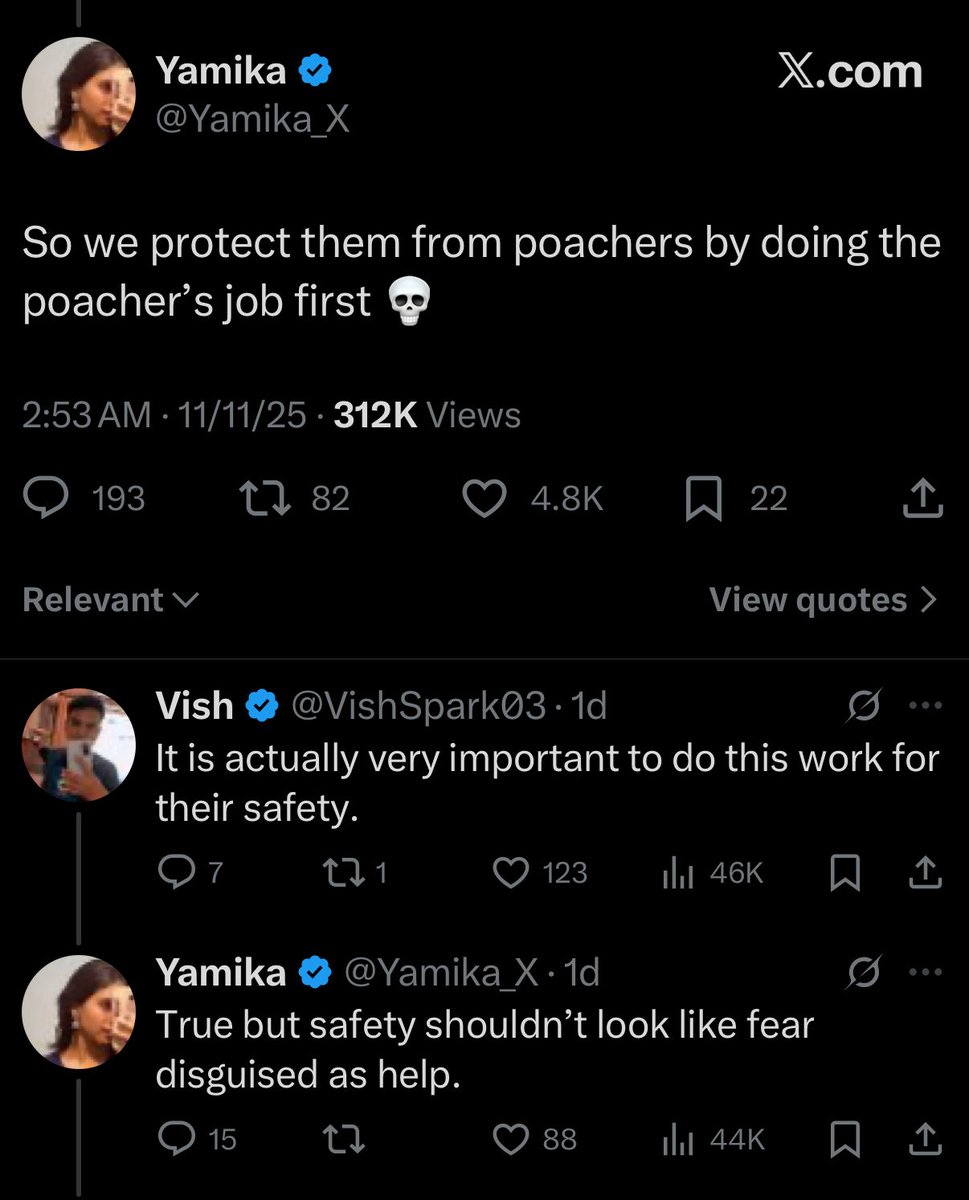 This is a microcosm of female rule.

1. A problem exists.

2. A solution exists. Men implement the solution. 

3. No you can’t do this, it looks mean.