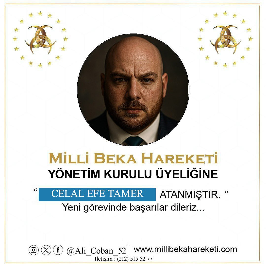 Milli Beka Hareketi ailesine taze bir güç ve dinamik bir enerji katılmıştır.
Sosyal medya alanındaki uzmanlığı, vizyoner bakış açısı ve milli değerlere olan güçlü bağlılığıyla tanınan Sayın C. Efe Tamer kardeşimiz, bundan böyle Milli Beka Hareketi Genel Merkez Ekibinde bizlerle