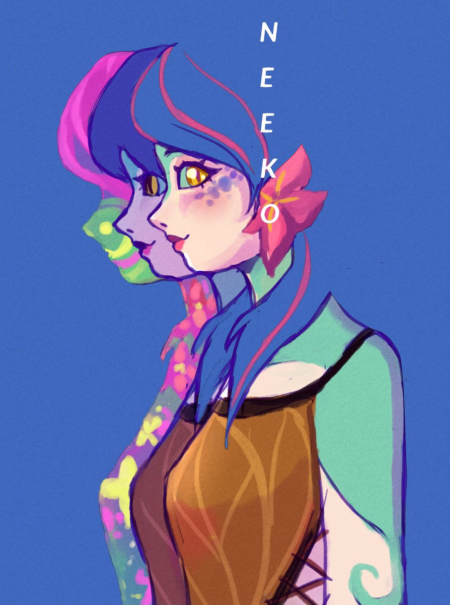 neeko as that one paprika poster 🌸🦎💫

#ArtofLegends #Neeko