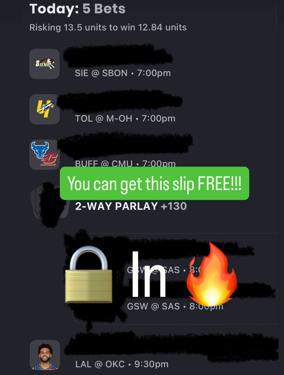 Durkabets's tweet image. ‼️‼️‼️‼️‼️

winible.com/checkout/15169…

Use link for 3 Free days

#SportsBetting #BettingTips #SharpPicks #GamblingTwitter #NFL #NBA #BetSmart