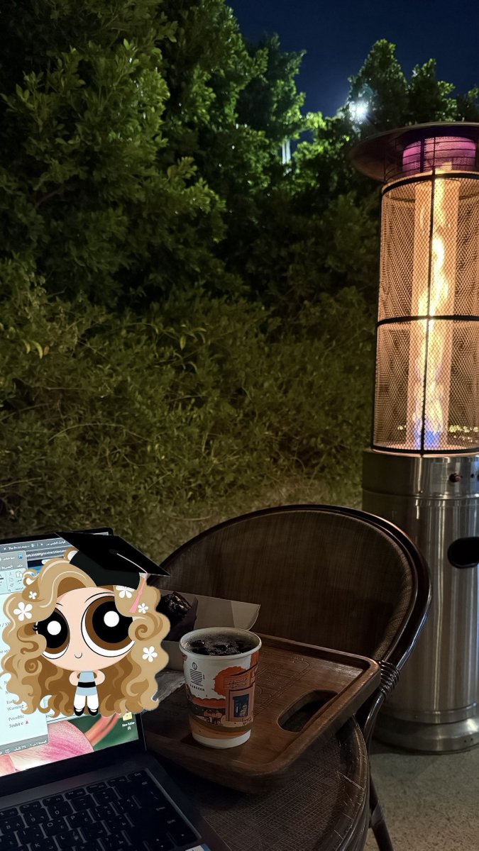 CSRaghad's tweet image. ليالي خرييييييجة🥰❄️☕️📸