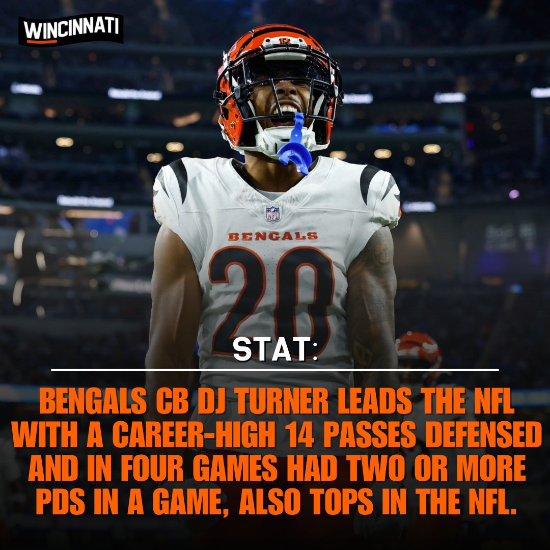 If DJ Turner wasn’t attached to the worst defense in the NFL right now he would get all pro nods.