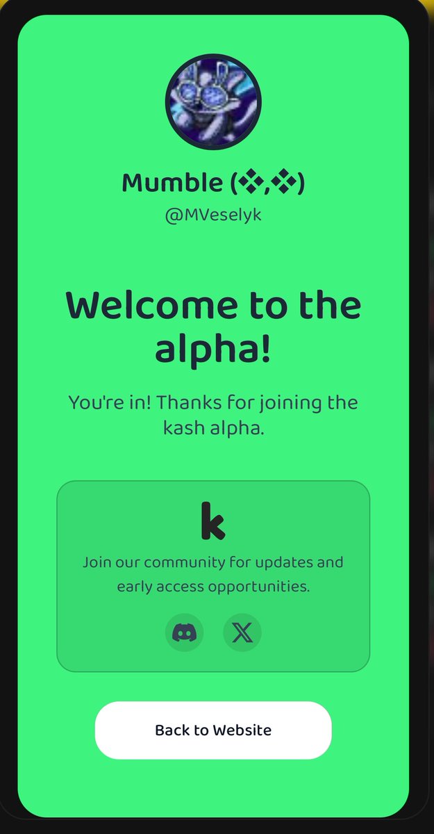 Join today to <a href="/kash_bot/">kash</a> means join to alpha 

don’t recommend to miss it 

early you are, early things you can get to know