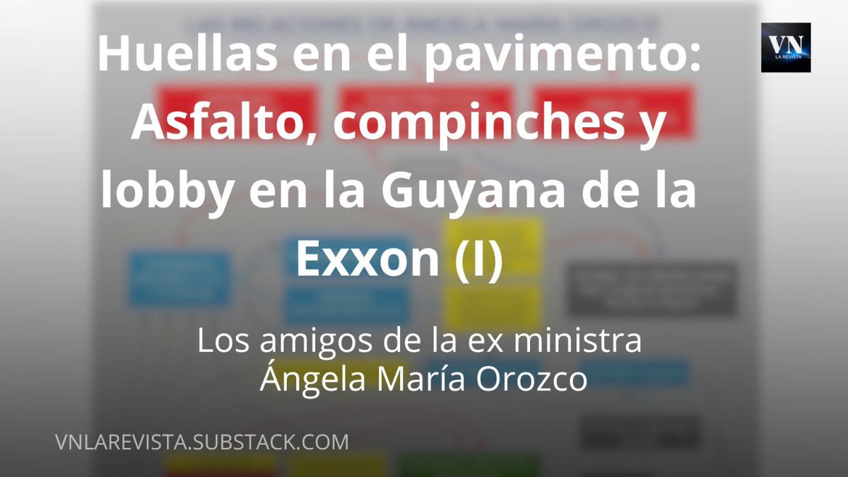 ¡Oye, Colombia! ¿Quiénes son Los amigos de la ex ministra Ángela María Orozco?💭

“Tráfico de influencia, nepotismo y cabildeo gangsteril…”

Lee la nueva investigación exclusiva de la Unidad de Investigación de Venezuela News, La Revista 📰👇

substack.com/@vnlarevista/n…