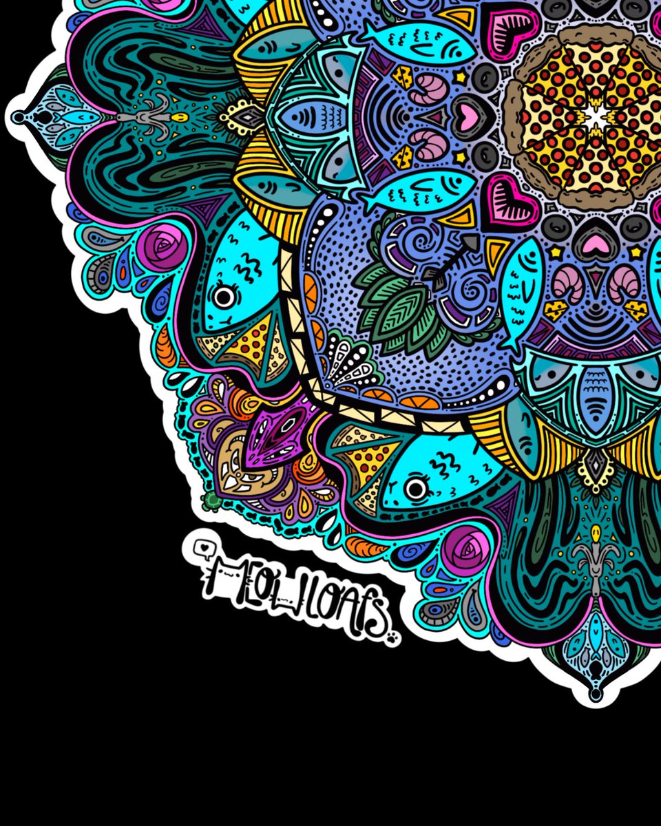 meowloafs's tweet image. 🍕🐟 Today’s national day outlawed anchovies… so naturally, I made an entire pizza mandala celebrating them.

Stay salty, friends. 😌✨

#NationalPizzaWithTheWorksExceptAnchoviesDay #PizzaArt #Anchovies #WhimsicalArt #FunnyArt #FoodArt