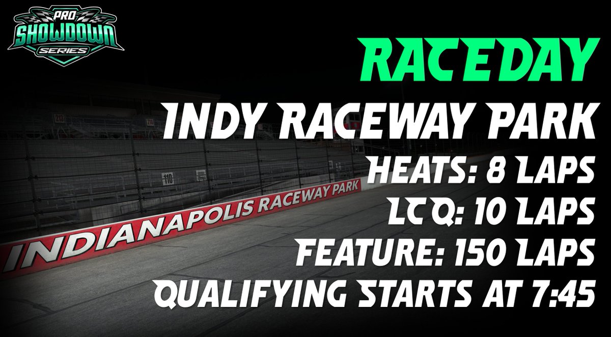 PretendRacing's tweet image. The Showdown Series heads to IRP for its final short track race of 2025!