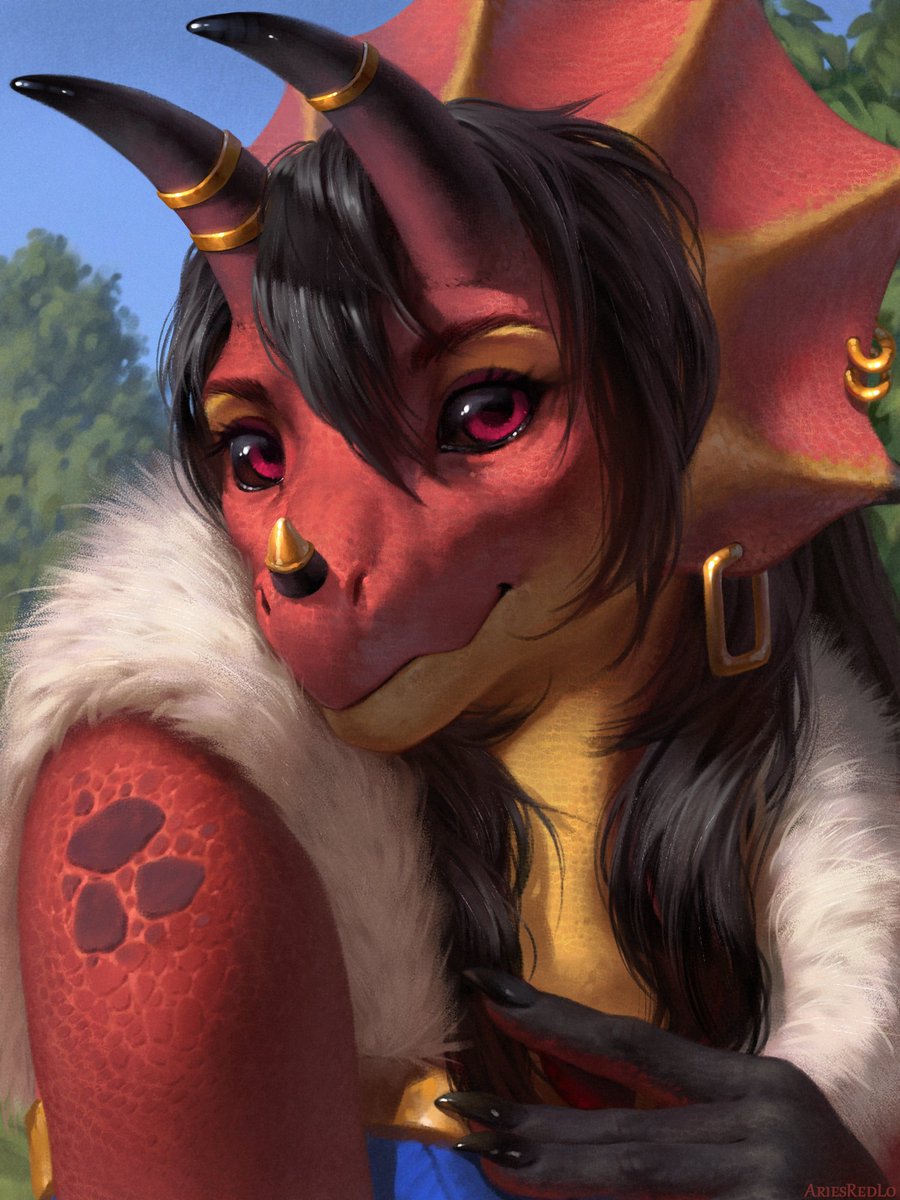 Deith_Cared's tweet photo. Hey everyone<3 Just got new custom portrait for @volux_xiv ! 
 If it makes you smile even a little, give it a repost and spread the good vibes! <3 
#CustomArt #SpreadTheSmile https://t.co/dxrmsF04wy