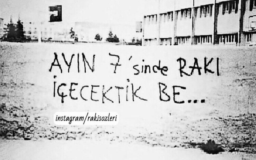 Rakı içen kadından daha güzel olan tek şey, o kadının seni seviyor olmasıdır.