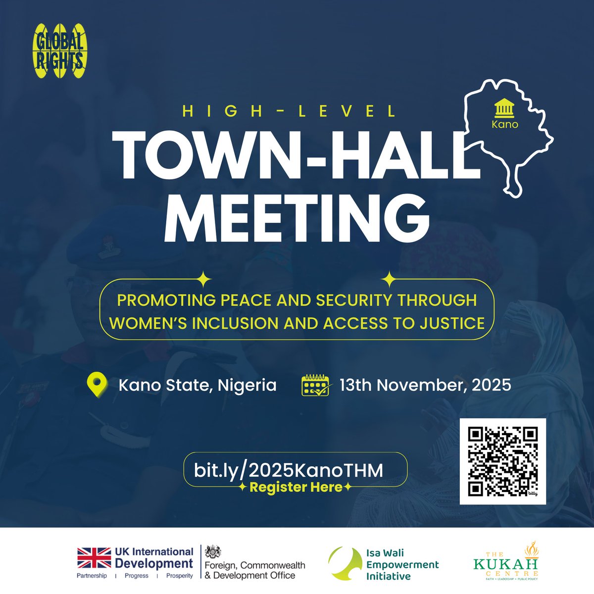 Tomorrow in Kano, we’re coming together for an important townhall on peace and justice. Because when women have a voice in decision-making and access to justice, communities become stronger, safer, and more united. 
It’s more than just a meeting—it’s a movement toward lasting