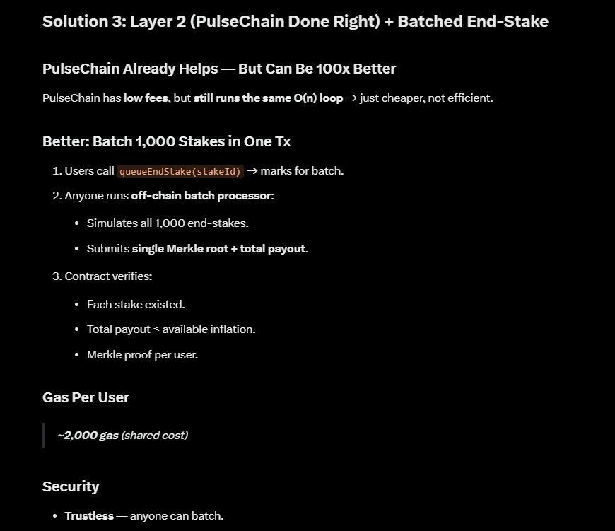 TheRiseofCock's tweet photo. @RichardHeartWin Solution 3  : Batching https://t.co/2dvDJYPkED