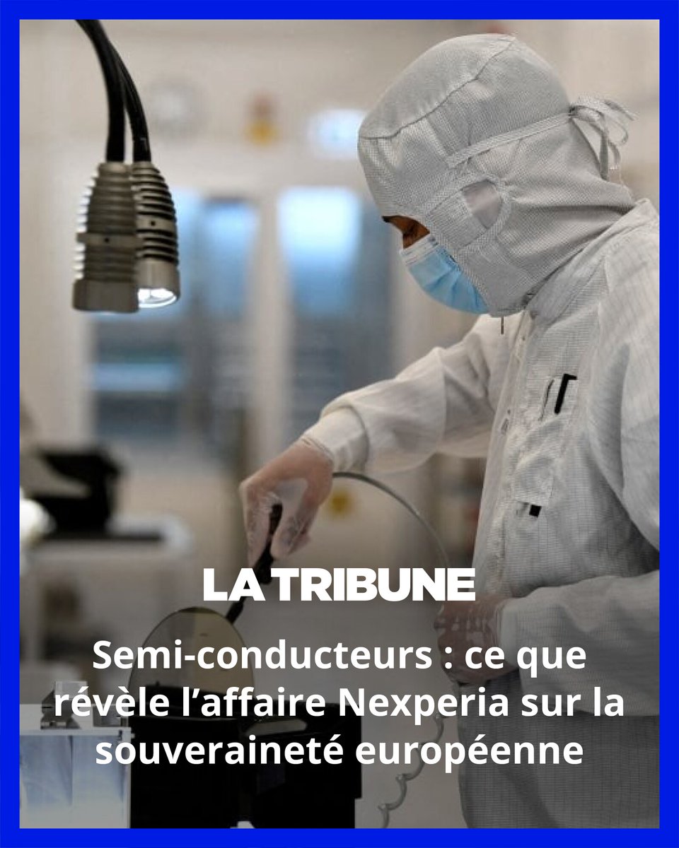 🇨🇳 La Chine a annoncé la reprise des livraisons de semi-conducteurs de la part de <a href="/TeamNexperia/">Nexperia</a>, filiale du géant chinois Wingtech, écartant pour le moment la crainte d’une nouvelle pénurie.

✍️ Par <a href="/LeDucdeGuise/">Guillaume Renouard</a>

➡️ À lire ici : l.latribune.fr/jvV