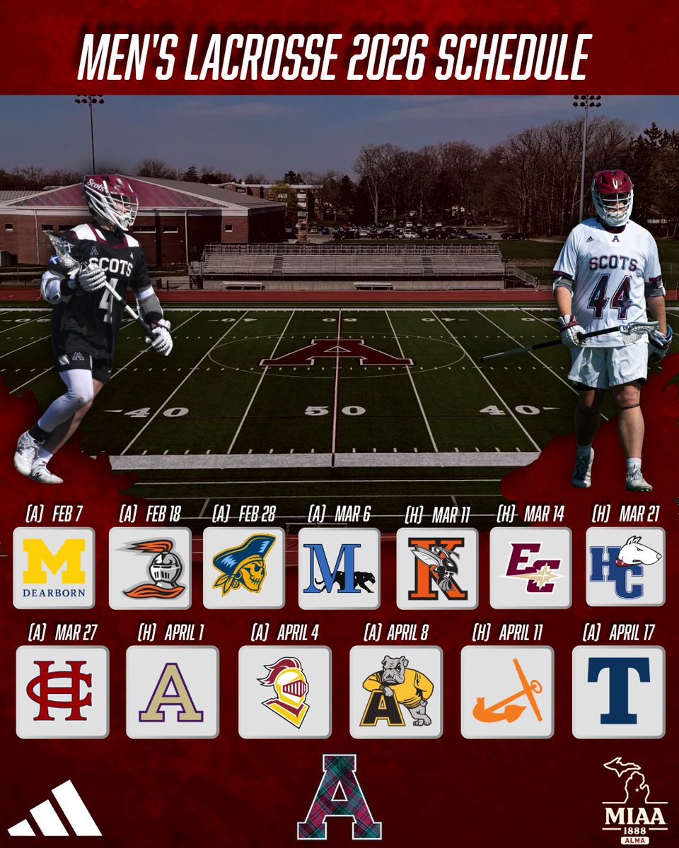 Alma College Men's Lacrosse tweet media