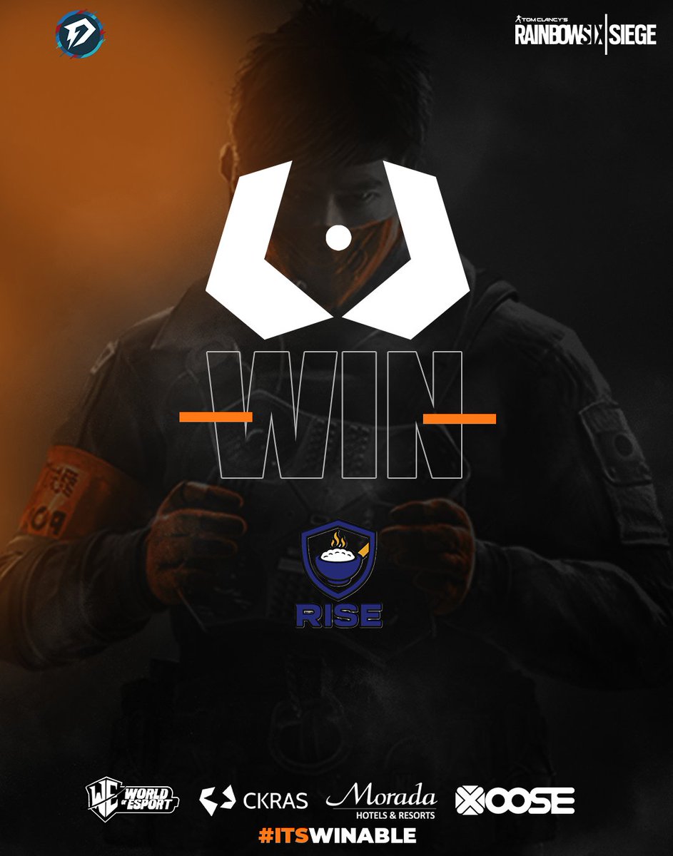 #RESULTS #RainbowSixSiege Main Team

🌎DACH League 1 Group A
🆚RISE

Result: 7:5 (Clubhaus)
It's a win! GG

Powered by:
<a href="/myckras/">CKRAS.com</a>
<a href="/XOOSEtweet/">XOOSE.de</a>
morada.de
<a href="/WOEbootcamp/">WORLD OF ESPORT</a>

#itsWinable