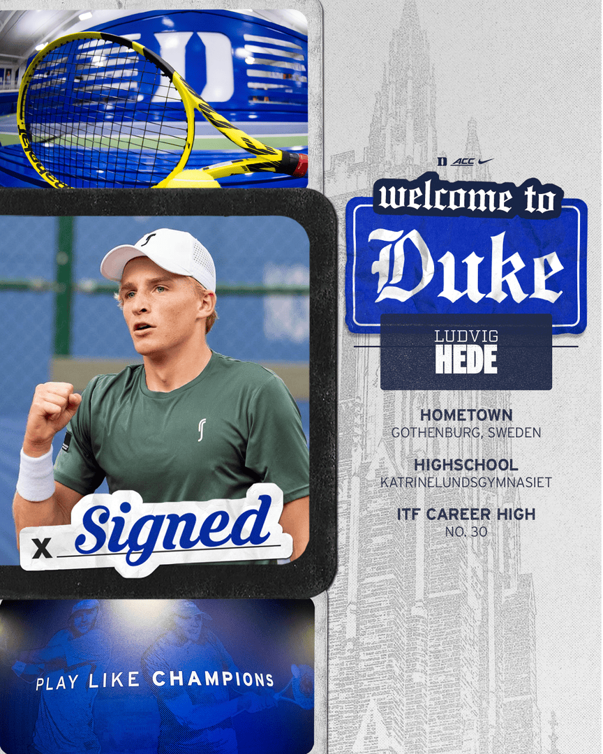 Bull City Bound 😈  Say hi to the newest Blue Devil Ludvig 👋