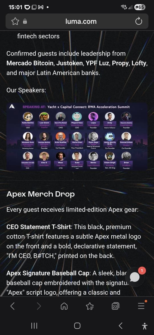 I´ve received multiple warnings about this.

I´m NOT participating on this event, in any form. I won´t be a speaker, and there are several red flags that make me believe it´s a scam. 

Please be super careful. They are asking you to donwload a driver. You SHOULD NOT!