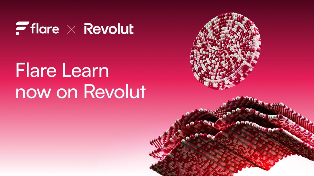 Eğitim başlangıç noktasıdır.

Revolut'un <a href="/FlareNetworks/">Flare ☀️</a> Learn programı artık yayında.

36 ülkede 60M+ kullanıcıya ulaşarak, birçok kişi Revolut'ta FLR aracılığıyla ilk kez kriptoya giriyor.

📲revolut.com/app/learn/cryp…

📖 flare.network/news/flare-lea…