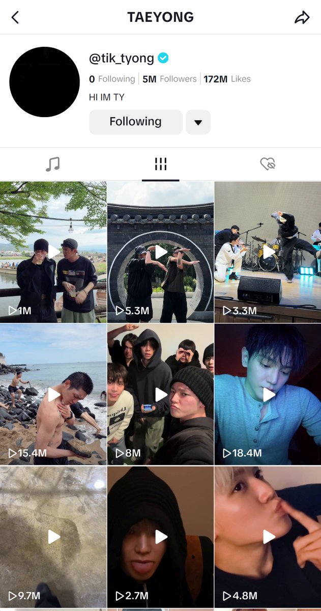 's tweet image. Taeyong removed that video