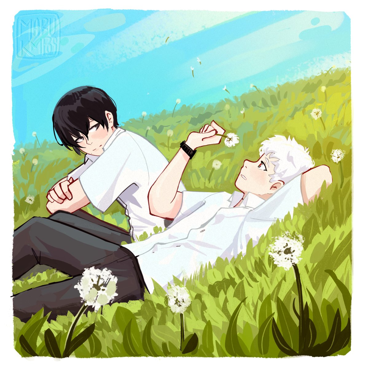 marukmpos's tweet photo. Wishing On Dandelions ☀️ #thesummerhikarudied https://t.co/KEYIMXCjil