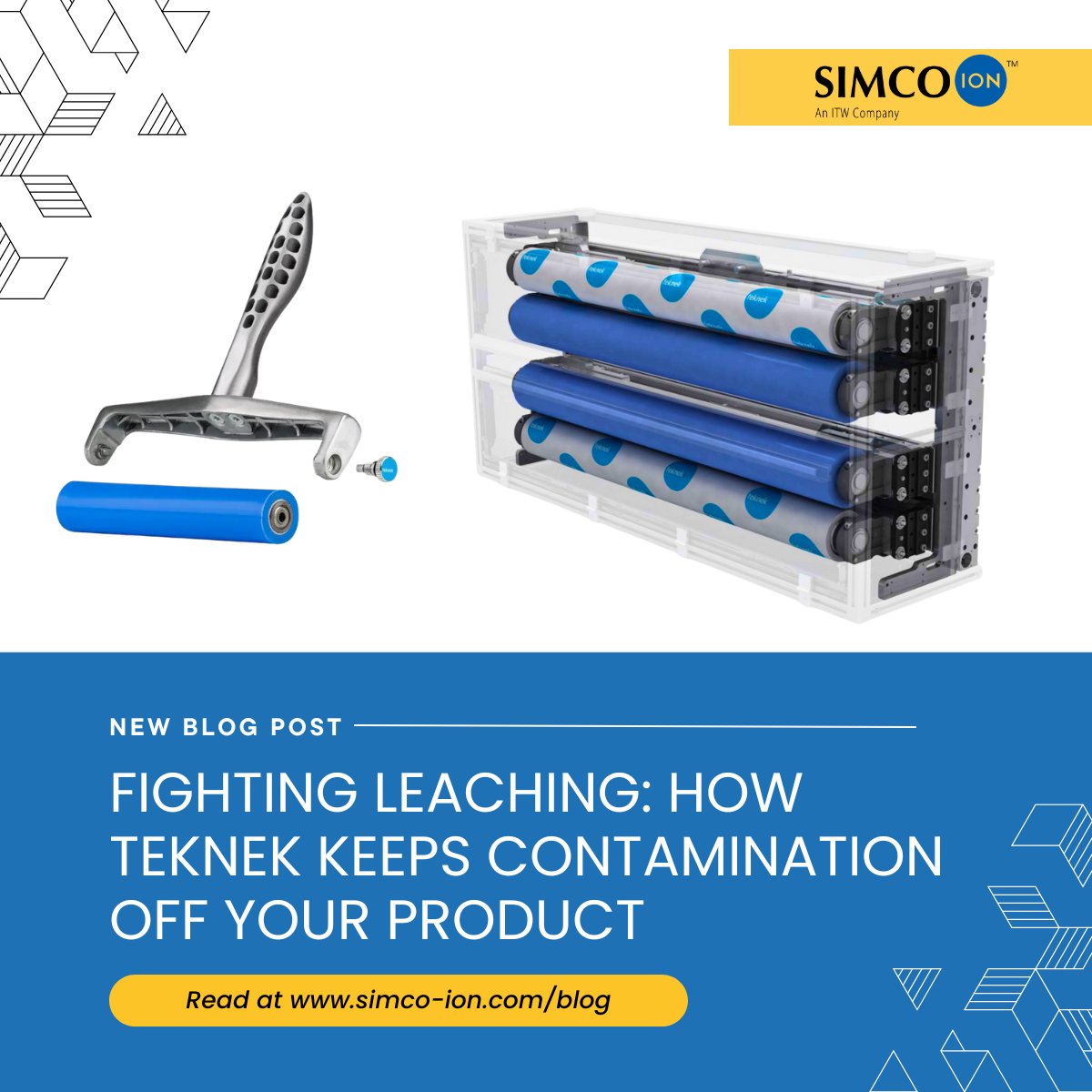 Simco_Ion's tweet photo. 🚫Don't let invisible contamination ruin products🚫 

In our latest blog, learn how Teknek's contact cleaning systems fight leaching and protect surface quality.

➡️ Read the full post here: https://t.co/1rQfDOfx9n https://t.co/TB3Uq26BcO