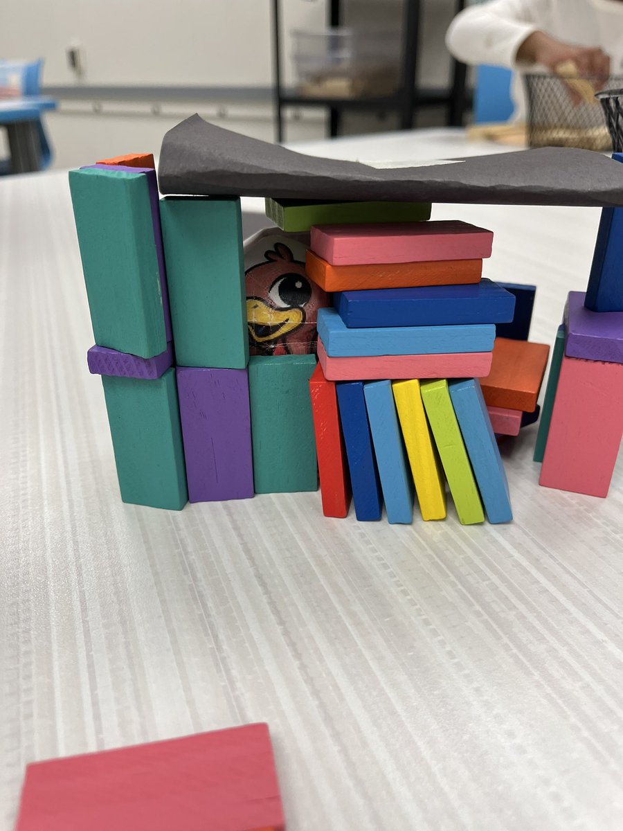 SteamMrs's tweet image. Mrs. Ludlow’s class built turkey hideouts #steam @LopatES