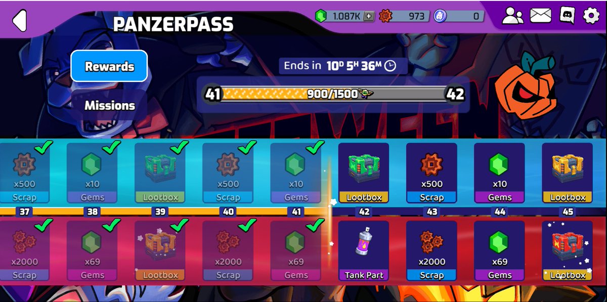 visi0nSpam's tweet photo. -4 Level to finish the panzerpass! ๐ช
And what level have you reached? ๐ง
Game : @panzerdogs ๐ฎ
$SUI $KOBAN #PlayToEarn #Panzerdogs #CryptoMarket #gaming #BrawlStars #SUI #SuiNetwork #SuiEcosystem #SuiPlay https://t.co/mqk0LYloke