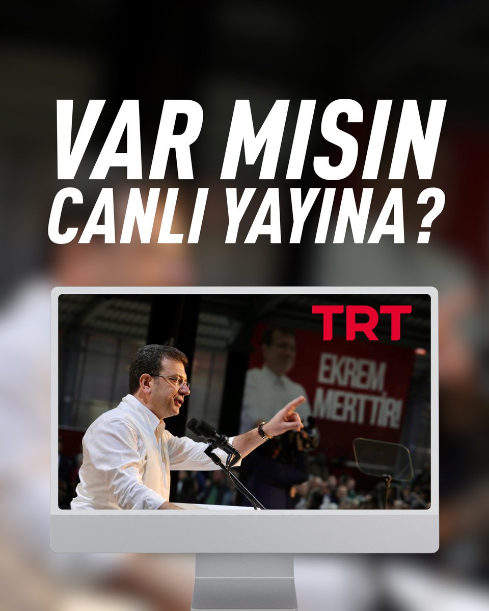 Yargı süreci milletten gizlenemez!
Mahkeme, TRT ekranlarından ve diğer kanallardan canlı yayınlansın; millet hakem olsun.

Hodri Meydan!