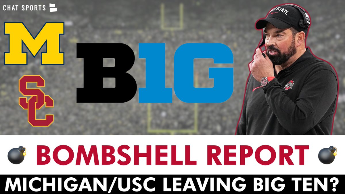 The latest rumors surrounding Michigan/USC LEAVING the Big Ten

WATCH HERE: youtube.com/watch?v=igQFf7…

<a href="/ChatSports/">Chat Sports</a>