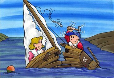 ByLaurieDesigns's tweet image. Oldie-But-Goodie.
.
From an old issue of ‘Dinghy Sailing Magazine’...Something about ‘Do It Yourself’ boat maintenance or various glues and epoxies.
.
Again, nice, rich #gouachecolours in this one.
.