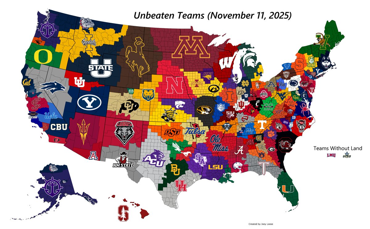 jloose128's tweet image. 112 unbeaten teams remain!