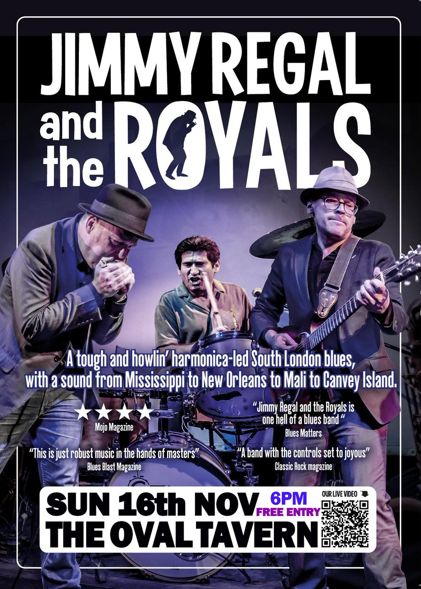 Next up, Jimmy Regal &amp; The Royals #crpydon #bluesmusic