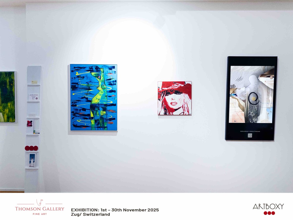 Until the end of November my works can be purchased in Zug
Switzerland Thomson gallery.

Come in if you're nearby.😉😃🤟