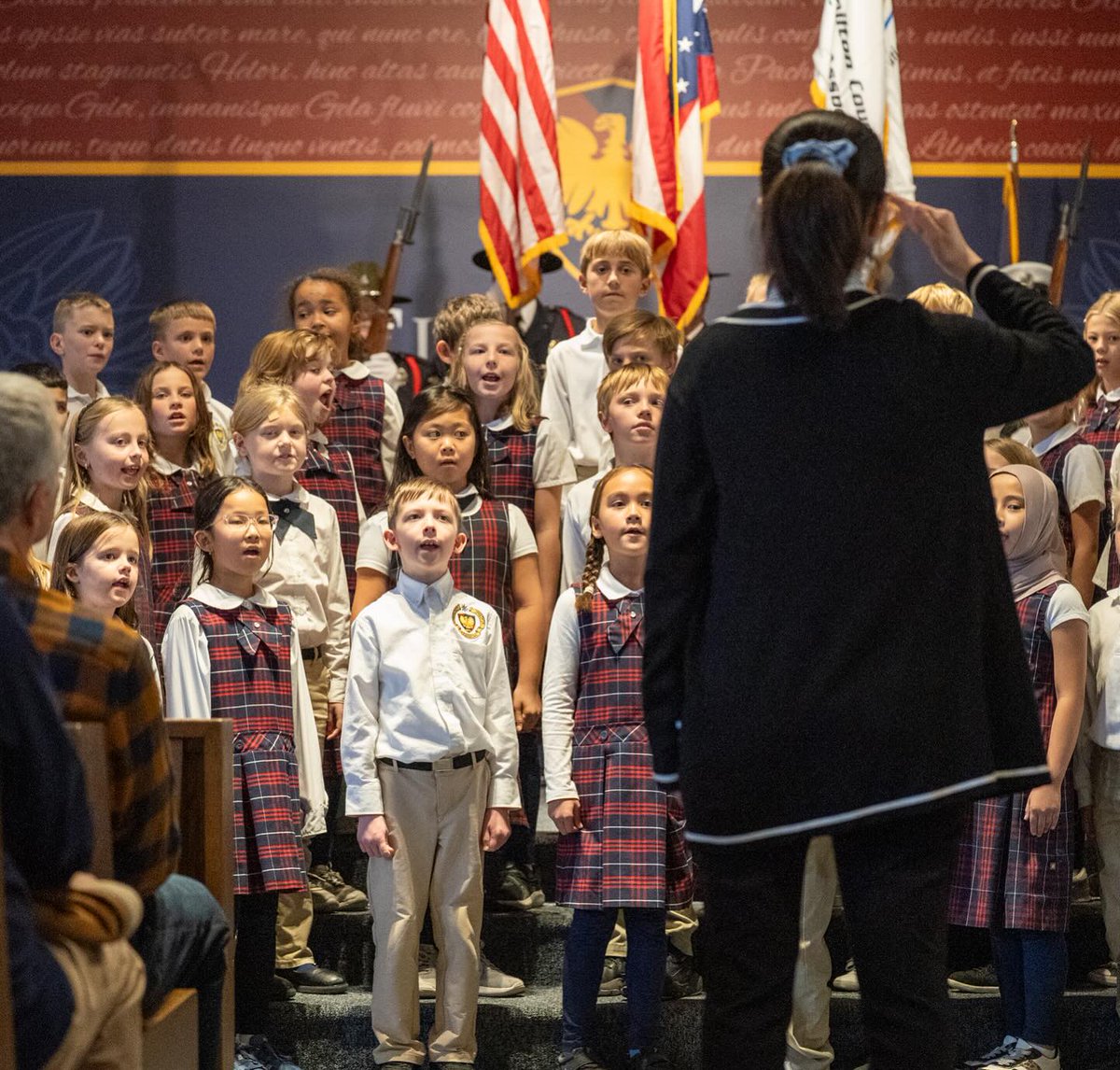 Cincinnati Classical Academy celebrated Veterans Day by hosting its fourth Annual Veterans Day Assembly. Thank you to all who have served!