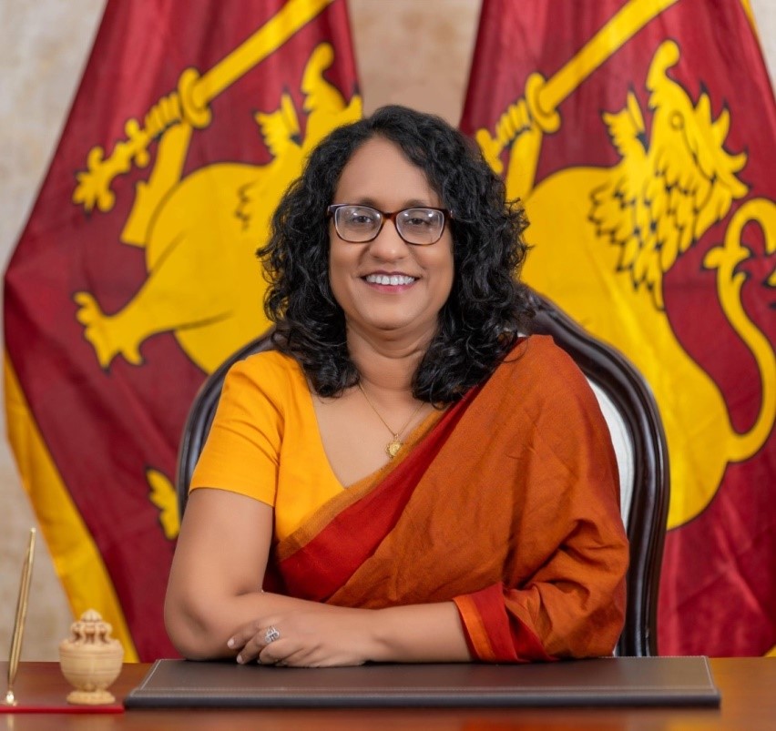 AbdurRoufKhan6's tweet photo. Thank you Sri Lankan prime minister Harini Amarasuriya for standing with sports and defeating terrorism . Great gesture and sportsmanship shown by Sri Lankan cricketers and their cricket Board. 
I would request to the people of Pakistan to support Sri Lankan players and team like their own team in the next matches. 
They showed great courage and once again stand with us when we needed them badly.